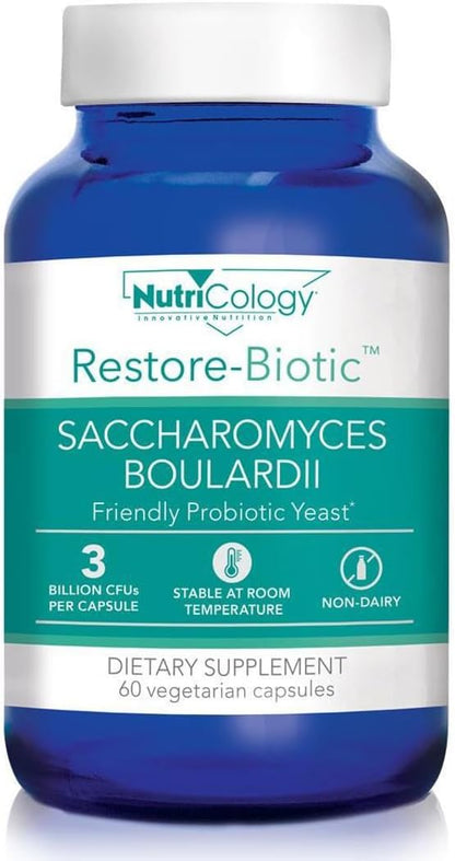 Nutricology Saccharomyces Boulardii Probiotic Supplement – 450mg, 600 Capsules