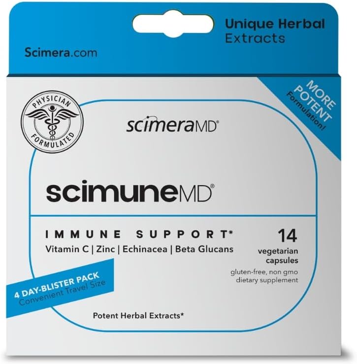 ScimeraMD Scimune Immune Support Supplement - 30 Capsules - görsel 7