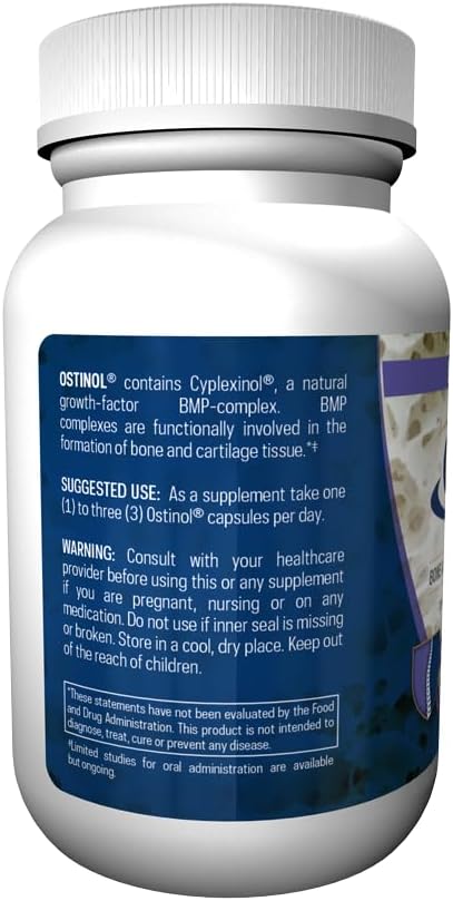 Ostinol Standard 350mg - Bone and Joint Supplement with Cyplexinol, Stem Cell Activation, Bio Active Protein Complex, 30 Capsules - görsel 2