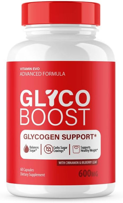 (5 Pack) Glyco Boost Glycoboost Maximum Glyco Optimiser Strength Glycogen Pills, GlycoBoost Advanced Blood Supplement Capsules Support Formula, Glycoboost Natural Ingredient Supplement (300 Capsules)