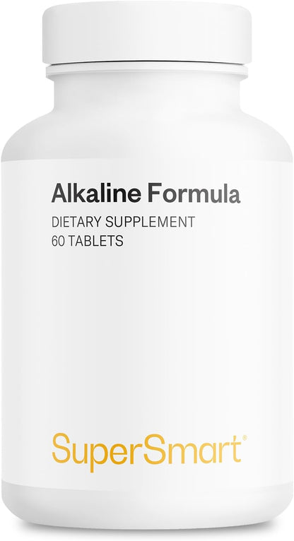 Supersmart Alkaline Formula – pH Balance Support with Potassium, Calcium and Magnesium, 60 Tablets