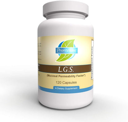 Priority One Vitamins L.G.S. 120 Capsules – Digestive Health Support