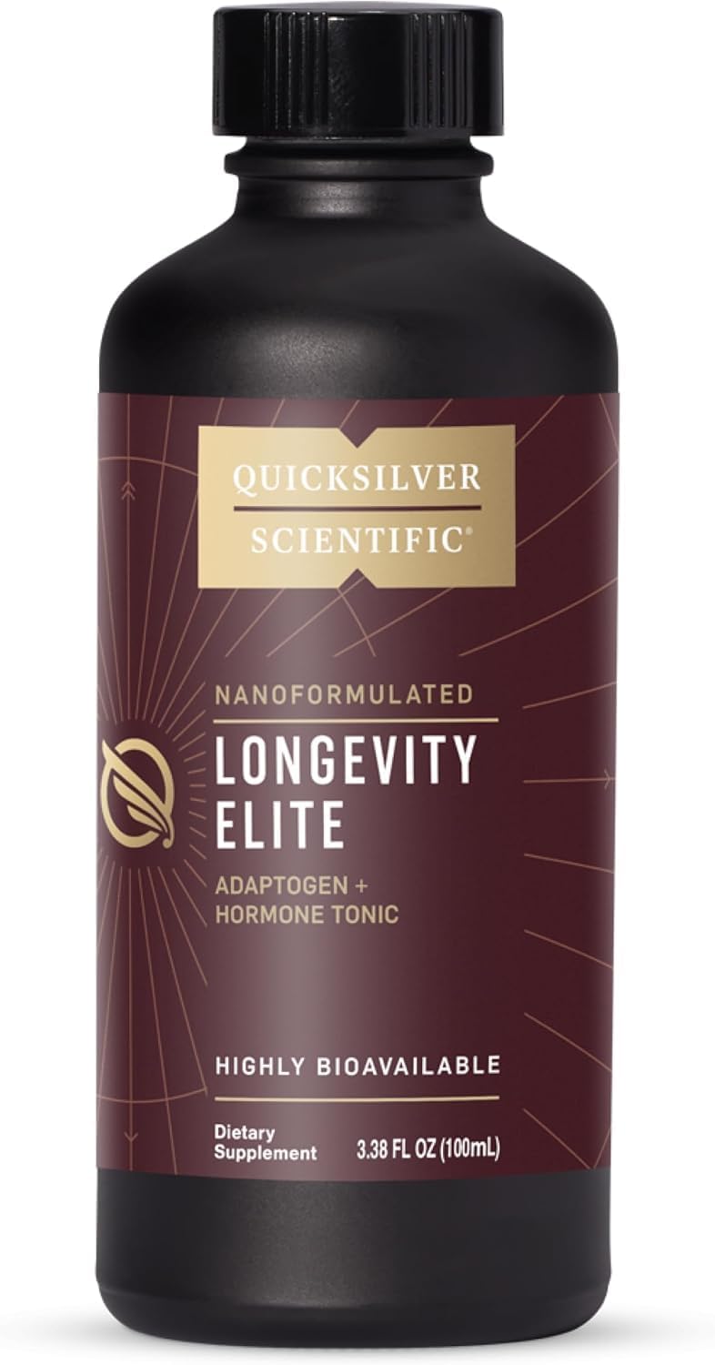 Quicksilver Scientific Longevity Elite – Liposomal Adaptogen + Pregnenolone Tonic (100ml) - görsel 1
