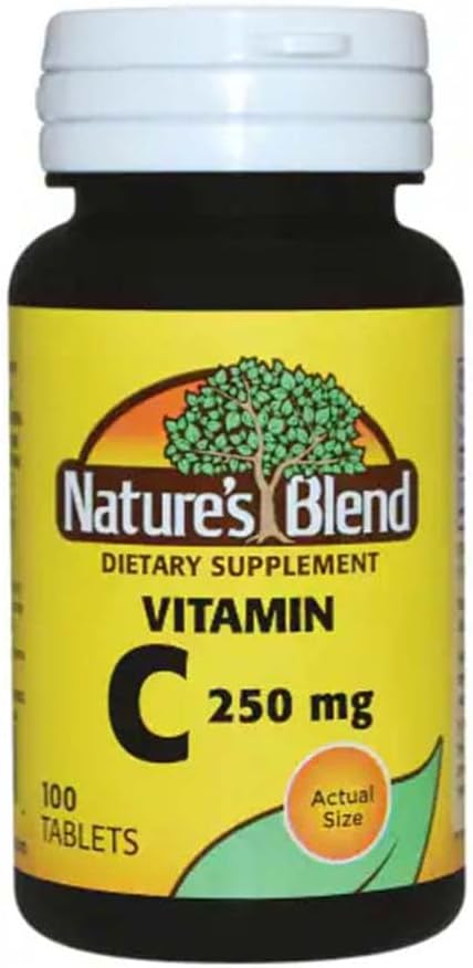 Nature's Blend Vitamin C 250mg Tablets, 100 Tablets - görsel 1