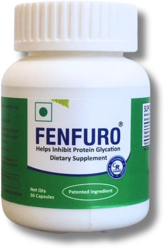 FENFURO Blood Sugar Food Supplement - Fenugreek Seed Extract Capsules (30 Capsules) - görsel 1