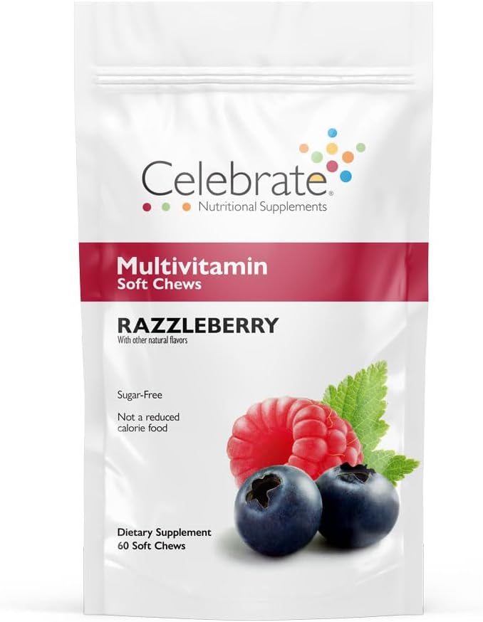 Celebrate Vitamins Bariatric Multivitamin Soft Chews – Essential Vitamins & Minerals, Sugar & Gluten-free – Gastric Bypass & Sleeve Gastrectomy Supplement – Cherry (60ct) - görsel 7