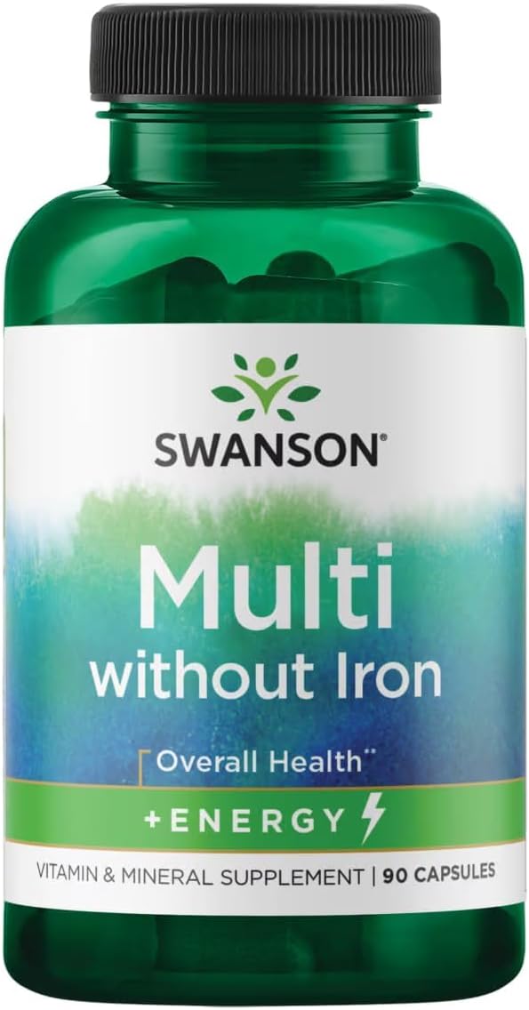 Swanson Active One Multivitamin Without Iron, 90 Capsules - görsel 1