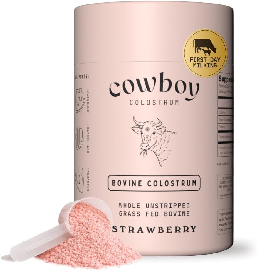 Cowboy First Milking Grass-Fed Colostrum Powder - Vanilla, 40 Servings - görsel 9