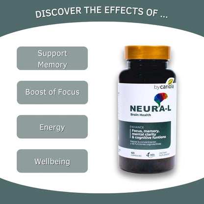 Neural-L Natural Brain Support Supplement – 60 Capsules