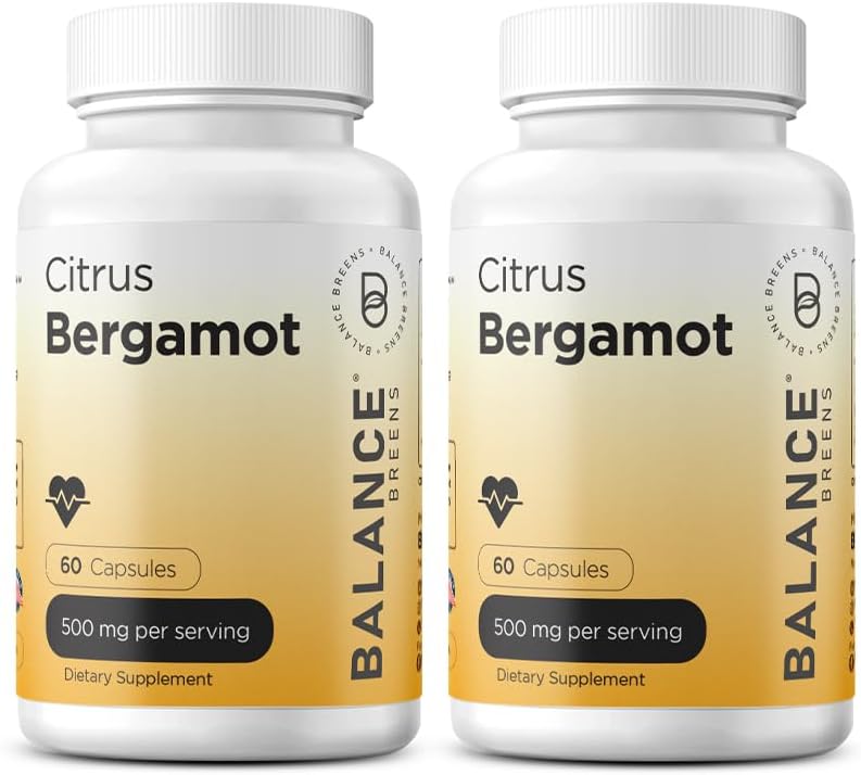 Citrus Bergamot 500mg, 60 Vegan Capsules - – High Potency: Each capsule delivers 500mg of Citrus Bergamot extract, – Image 1