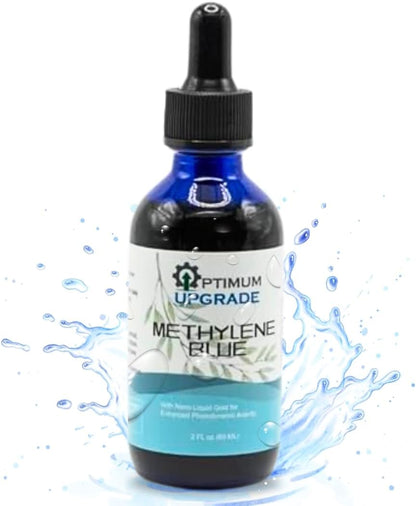 OU Methylene Blue 1% | USP-Grade | Independently Tested Brain Health Food Supplement | 50ml Glass Dropper Bottle | No Formaldehyde