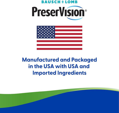 PreserVision AREDS 2 Eye Vitamins, Chewable Lutein and Zeaxanthin Food Supplement with Vitamin C, Vitamin E, Zinc and Copper, Mixed Berry, 70 Tablets