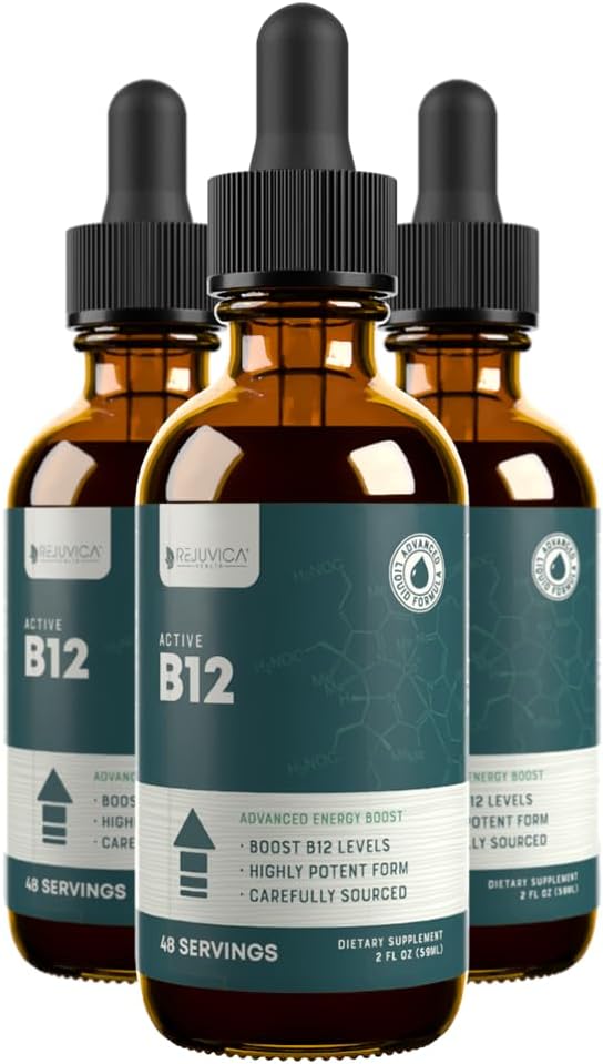Rejuvica Health Active B-12 Liquid Supplement – 3000µg, Fast-Absorbing, Great Flavour - görsel 8
