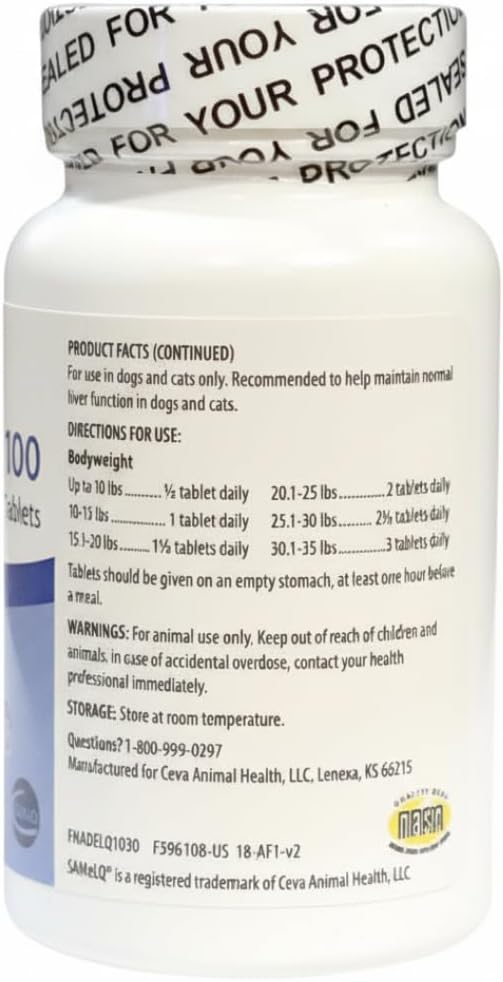 SAMeLQ 100 Chewable Tablets, 30 tablets - görsel 2