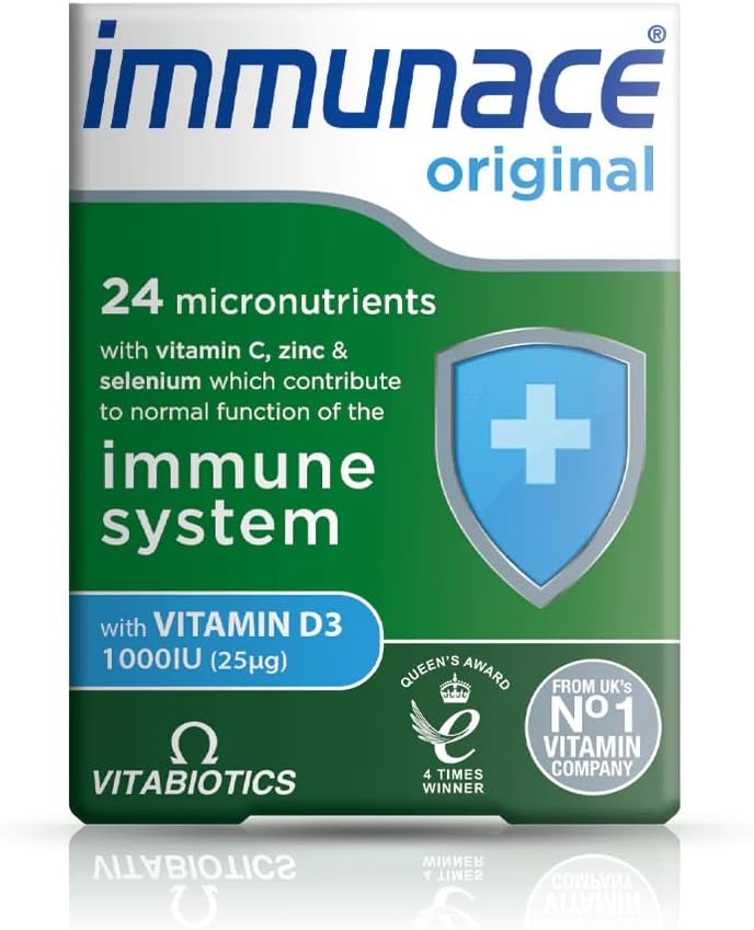 Vitabiotics Immunace Original - Advanced Micronutrient and Immune System Support - 30 Tablets - görsel 1