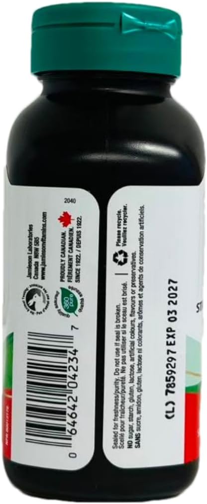 Jamieson Balance E 400IU 120 Capsules with Mixed Tocopherols - görsel 5
