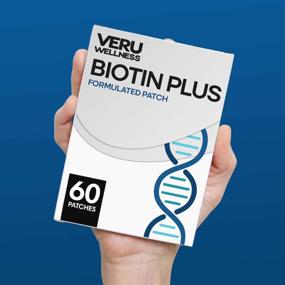 Veru Wellness Biotin Plus Daily Patch - B7, Collagen - Self Adhesive Time Release Patch (60 Day) - görsel 3