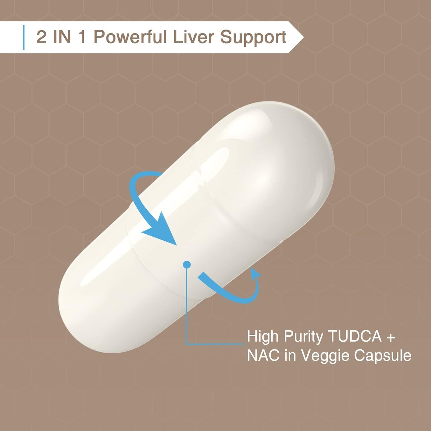Zingicin TUDCA with NAC Supplement - 1200mg, 60 Capsules - görsel 2