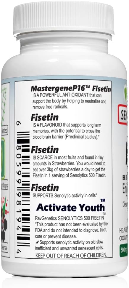 SENOLYTICS 500: Fisetin 500 mg - görsel 3