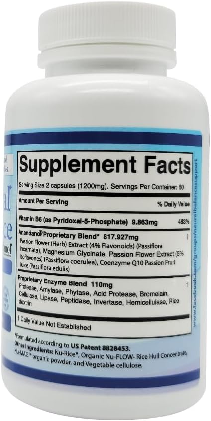 NEURAL BALANCE Anandanol with Proprietary Digestive Enzyme Blend (Capsules, 2 Pack) - görsel 6
