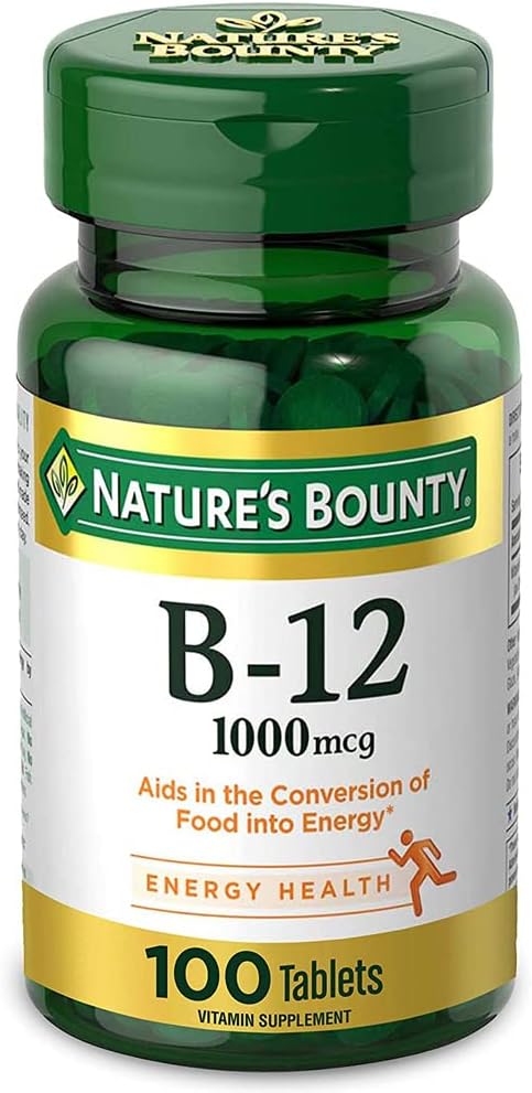 Nature's Bounty Vitamin B12 1000mcg, 200 Coated Tablets - görsel 2