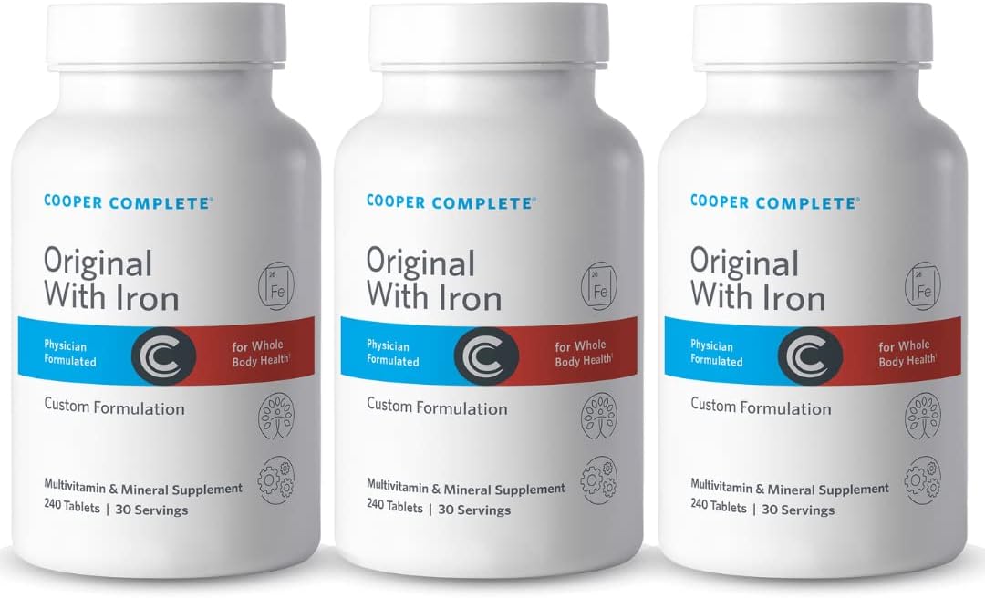 Cooper Complete Original Comprehensive Multivitamin with Iron, 90 Days - görsel 7