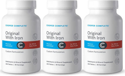 Cooper Complete Original Comprehensive Multivitamin with Iron, 90 Days
