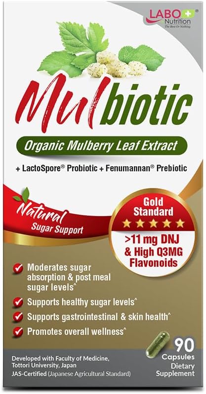 LABO Nutrition Mulbiotic Capsule – Organic Mulberry Leaf Extract with Probiotic & Prebiotic - görsel 5