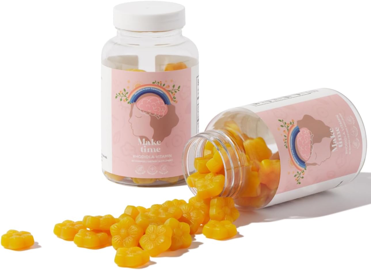 MAKE TIME Women's Rhodiola Gummies for Brain Health and Stress - görsel 6