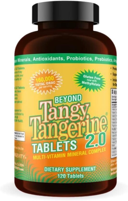 Youngevity Beyond Tangy Tangerine 2.0 Multivitamin & Mineral Complex - 120 Tablets – Image 1