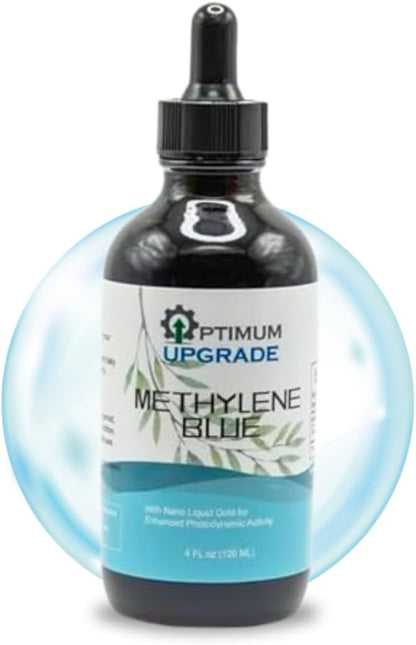 OU Methylene Blue 1% | USP-Grade | Independently Tested Brain Health Food Supplement | 50ml Glass Dropper Bottle | No Formaldehyde