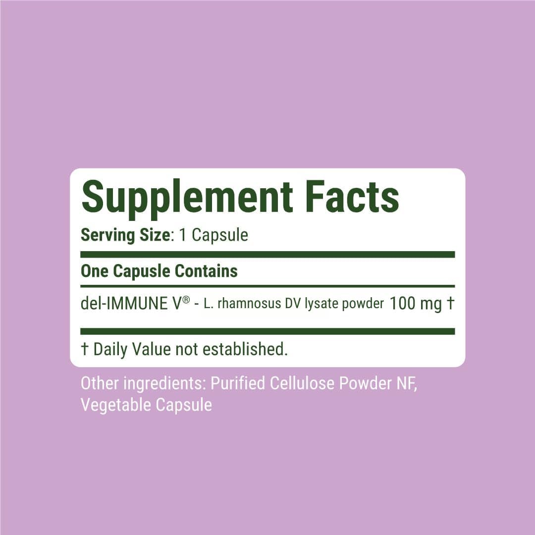 Del-Immune V® Defence - All-Natural Immune Support & Gut Health Metabiotic (120 Caps) - görsel 3