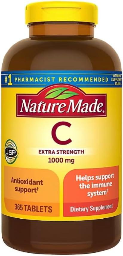 Nature Made Extra Strength Vitamin C 1000mg, 365 Tablets - görsel 1