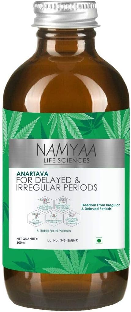 AZAZ Namyaa Anartava – Dietary Supplement for Delayed and Irregular Periods, 500 ml - görsel 1