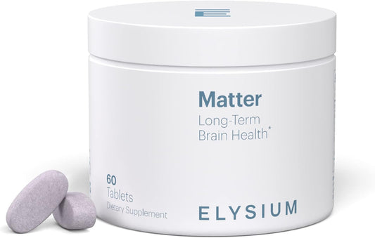 ELYSIUM Matter – Brain Health Supplement with Omega-3 DHA & Vitamins for Memory and Focus (30 Servings)