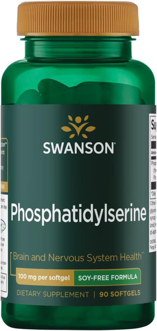 Swanson Sunflower Phosphatidylserine Soya-Free 100 mg 90 Softgels - görsel 1