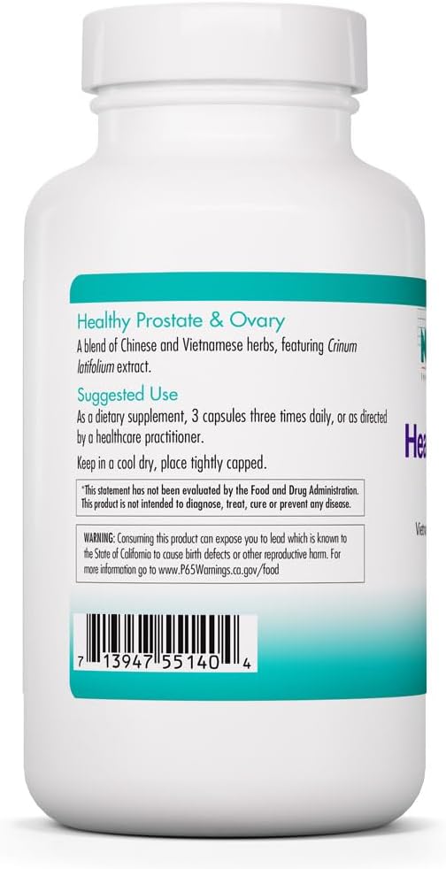 NutriCology Healthy Prostate & Ovary – Herbal Blend with Crinum Latifolium – Hormonal Support for Men and Women – 180 Vegetarian Capsules - görsel 3