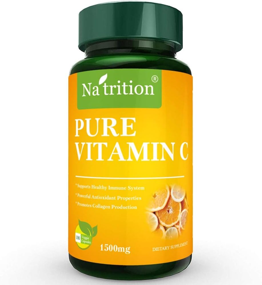 Na'trition Pure Vitamin C Vegetarian Capsules 1500mg per Serving - görsel 1