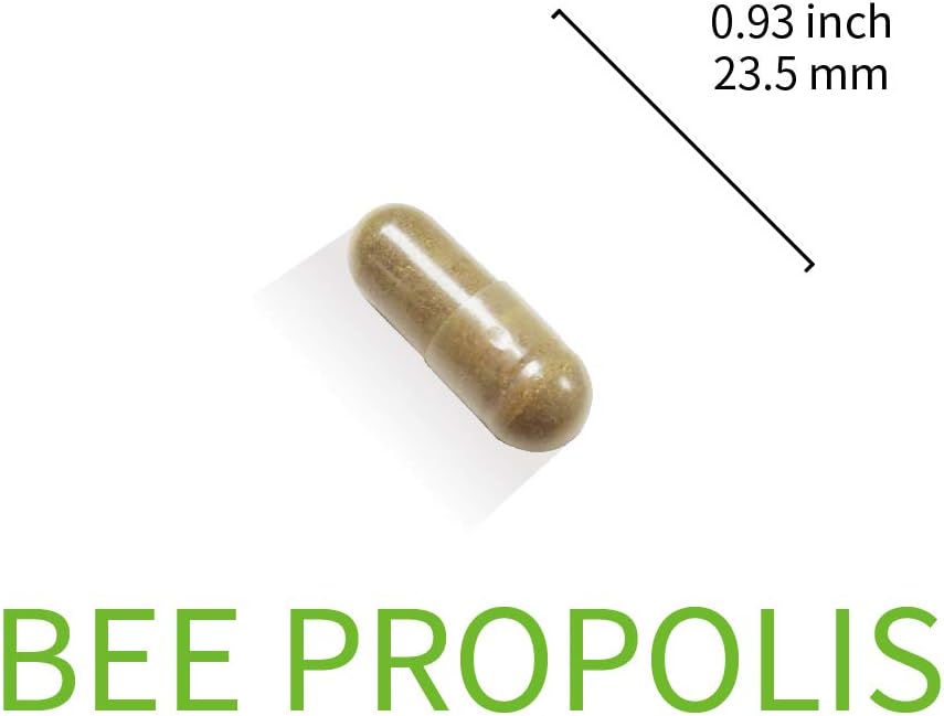 Lovita Propolis Capsules | 800mg, 5:1 Concentration | Natural Bee Propolis Extract | 30 Vegetarian Bee Propolis Capsules (Pack of 3 – 3 Months’ Supply) - görsel 5