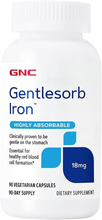 GNC Gentlesorb Iron 18 mg Supplement