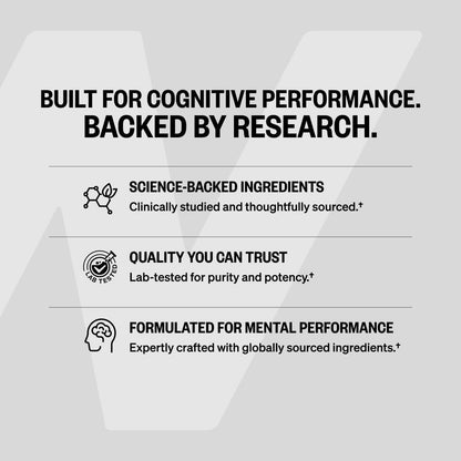 ONNIT Alpha Brain Nootropic Brain Supplement for Focus, Memory, Mental Clarity, Cognitive Support with L-Theanine and Vitamin B6, 30 Capsules