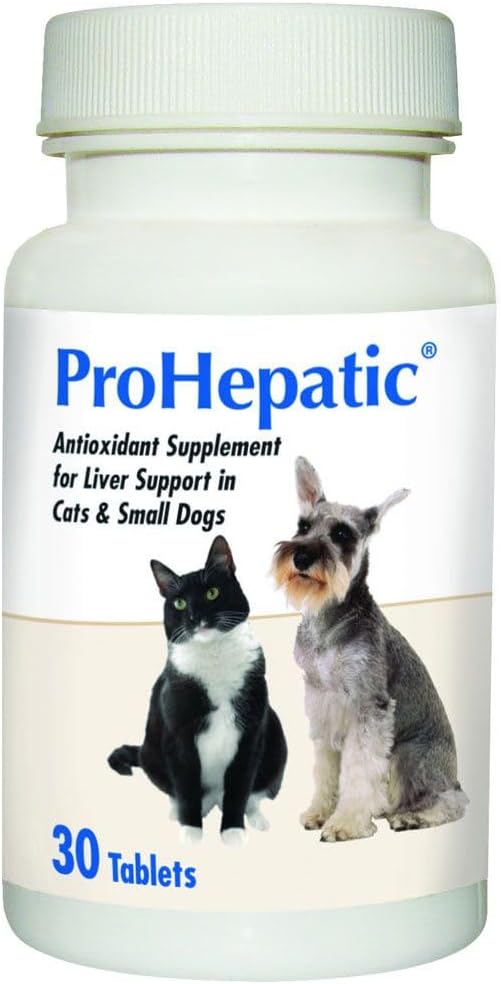 Prohepatic Liver Support Supplement for Cats & Small Dogs (30 Tablets) by Animal Health Options - görsel 1