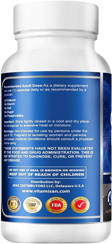 VITAMISAN Celulas Madres Stem Cell Blue Algae AFA Capsules – 60 Capsules (Pack of 8) - görsel 5