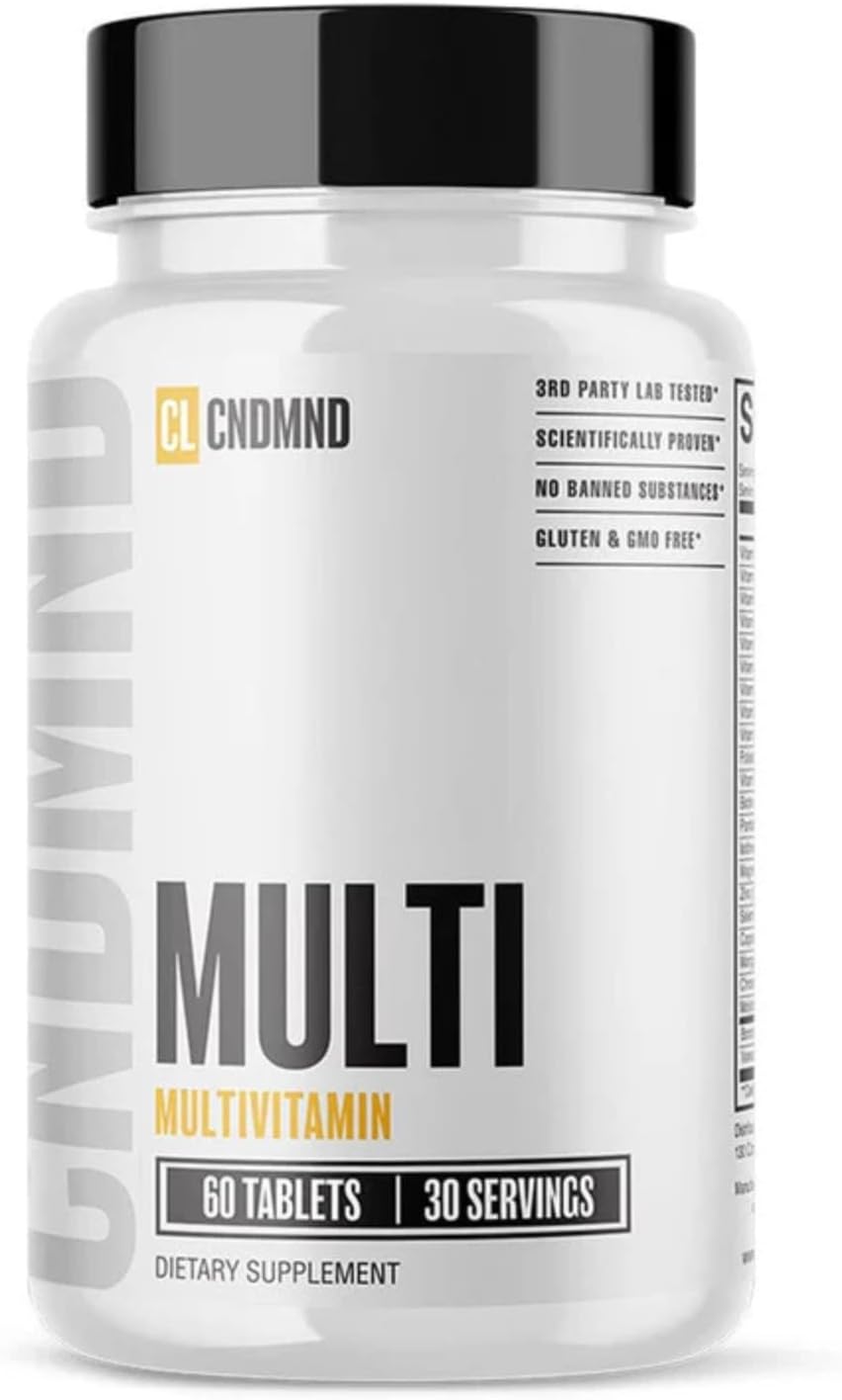 CONDEMNED Multivitamin for Men & Women – Essential Vitamins, Minerals & Nutrients, 60 Tablets - görsel 1
