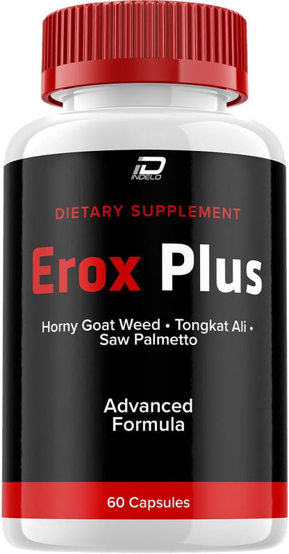 Erox Plus for Men – Natural Dietary Supplement, 60 Capsules