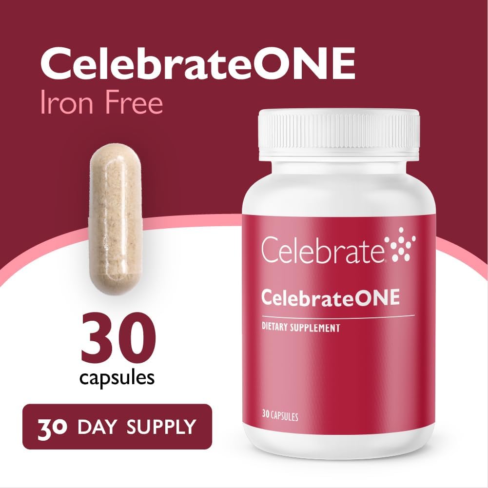 CelebrateONE Iron Free Once Daily Bariatric Multivitamin – 30 Capsules - görsel 1