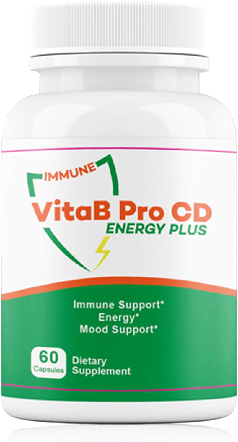 VitaB Pro CD Energy Plus - 6-in-1 Natural Energy & Immune Booster, Mood Balance - görsel 2