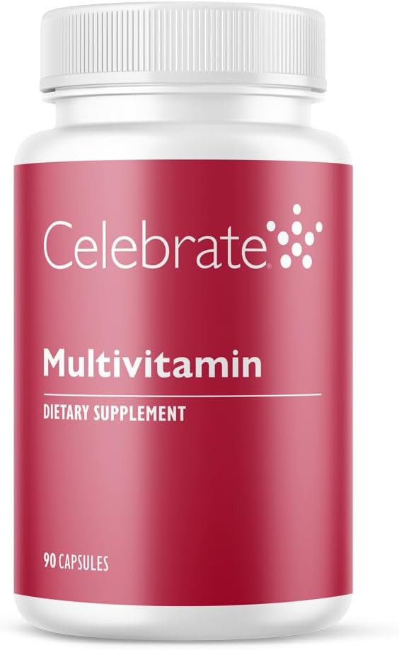 Celebrate Vitamins Bariatric Multivitamin, Iron Free - Post Gastric Bypass & Sleeve Gastrectomy Supplement for Men & Women (90 Capsules) - görsel 1