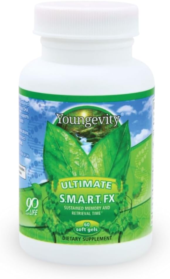 Youngevity S.M.A.R.T. FX™ Nootropic Supplement with DHA, EPA & Rosemary Oil (60 Soft Gels) - görsel 1