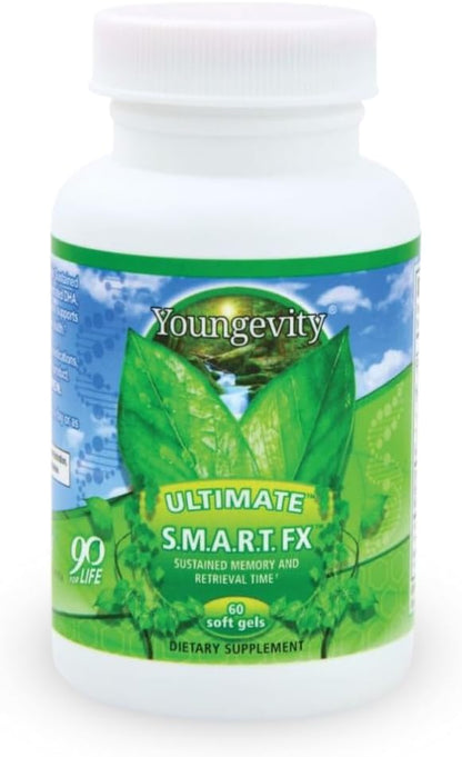 Youngevity S.M.A.R.T. FX™ Nootropic Supplement with DHA, EPA & Rosemary Oil (60 Soft Gels)